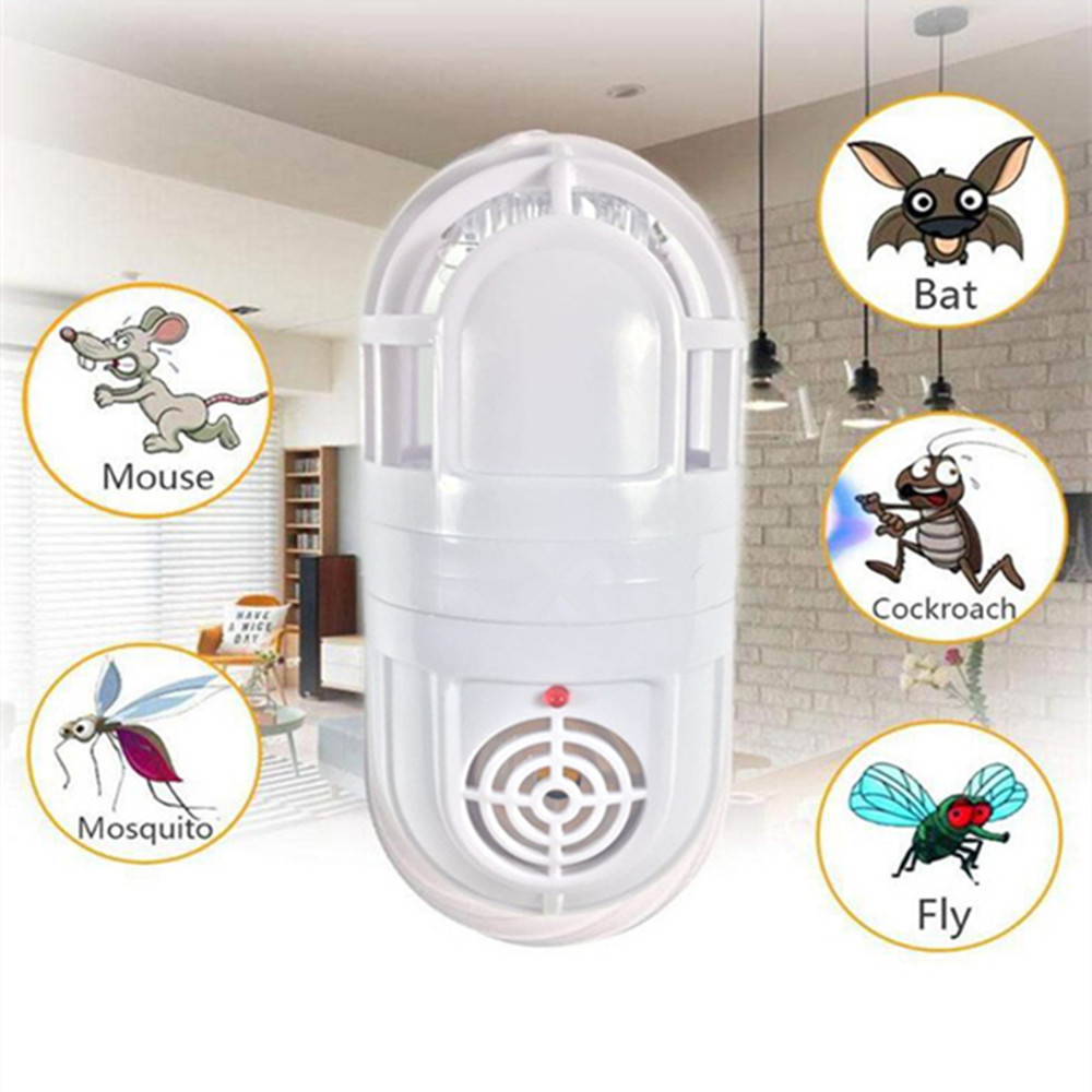 Atomic Ultrasonic Mosquito Pest Killer Lamp Insect Cockroach Repeller Zapper