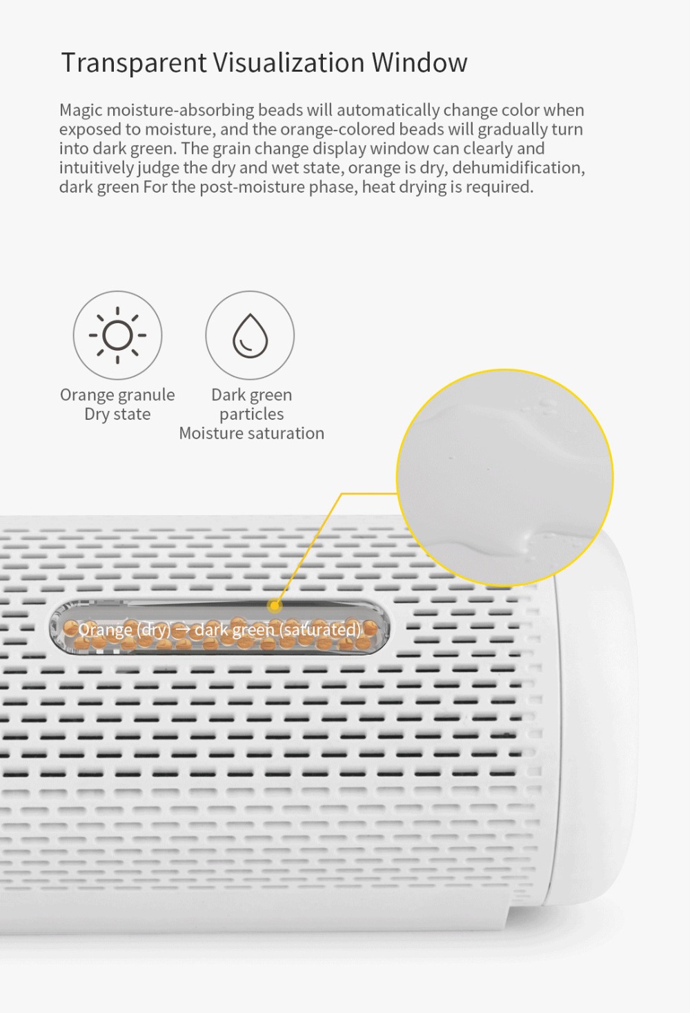 Deerma Mini Dehumidifier Cycle Air Moisture Dryer From Xiaomi Youpin