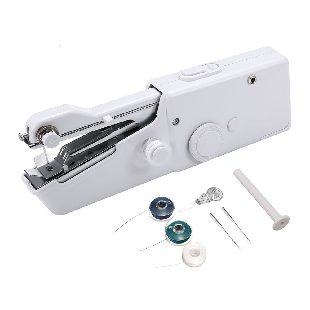 Hand Held Sewing Machine Portable Electric Mini Cordless Fabric Battery
