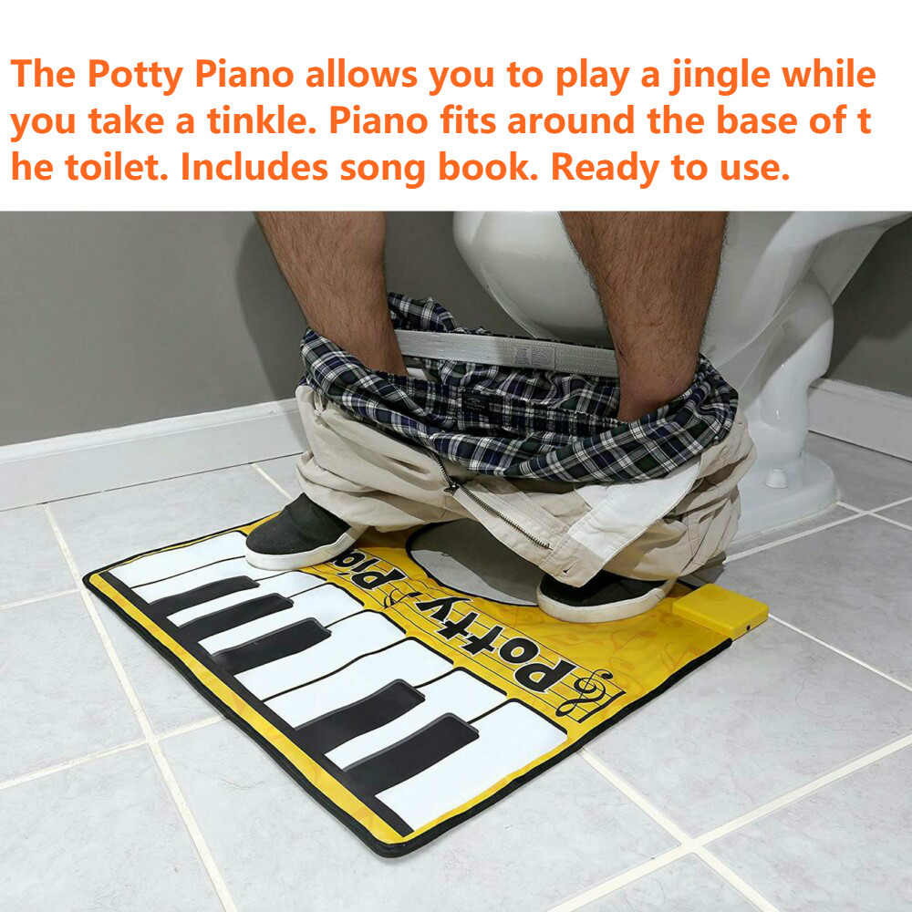 Potty Piano Hilarious Toilet Fun Song Book Included for Your Potty Party