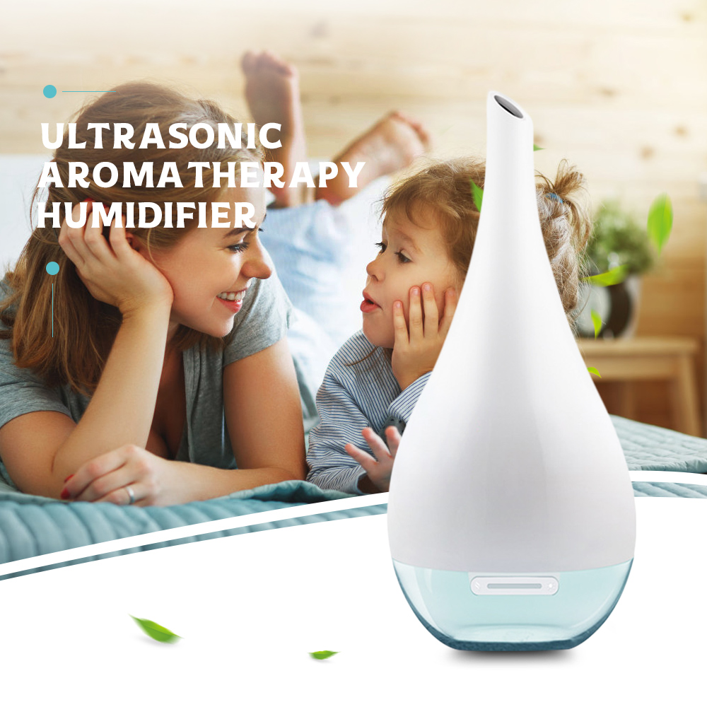 80ml Ultrasonic Aromatherapy Humidifier with Colorful LED Light for Bedroom / Yoga Studio / Office