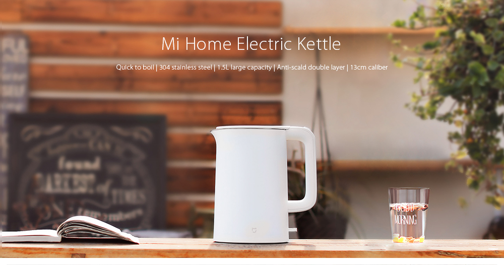 Xiaomi 1.5L Electric Water Kettle Auto Power-Off Protection Smart Water Boiler