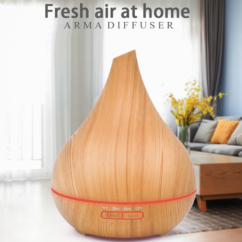 Essential Oil Diffuser 400ml Electric Aromatherapy Ultrasonic Air Humidifier 