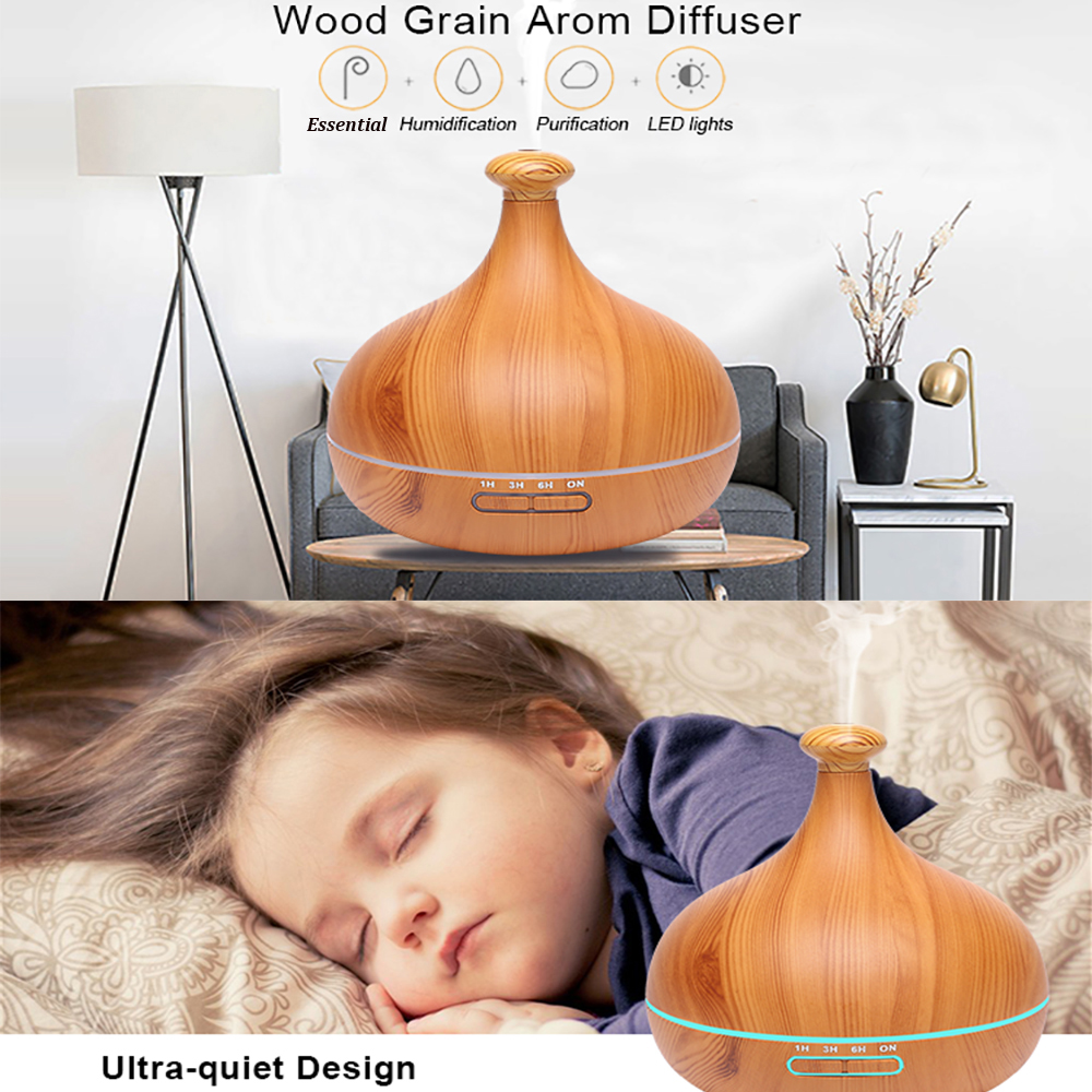 Essential Oil Diffuser AromatherapyElectric Ultrasonic Cool Mist Humidifier
