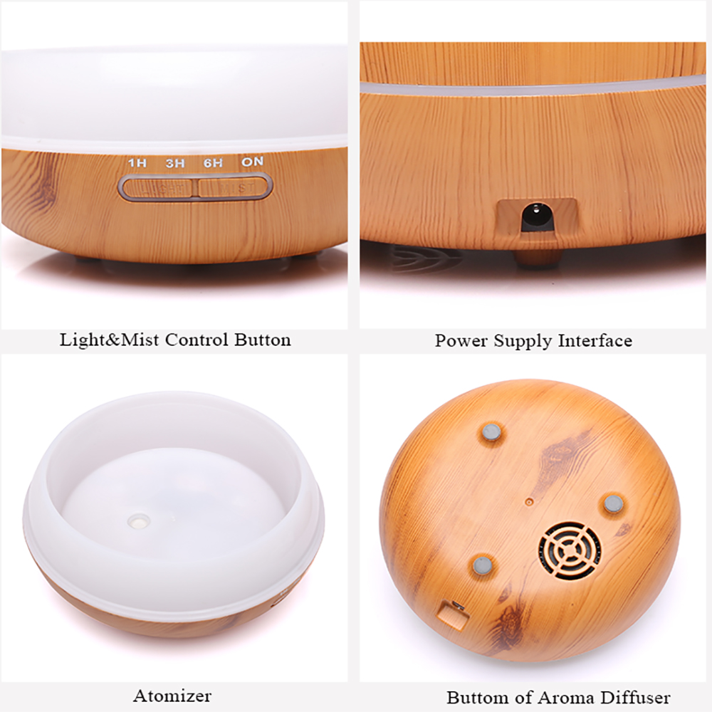 Essential Oil Diffuser AromatherapyElectric Ultrasonic Cool Mist Humidifier
