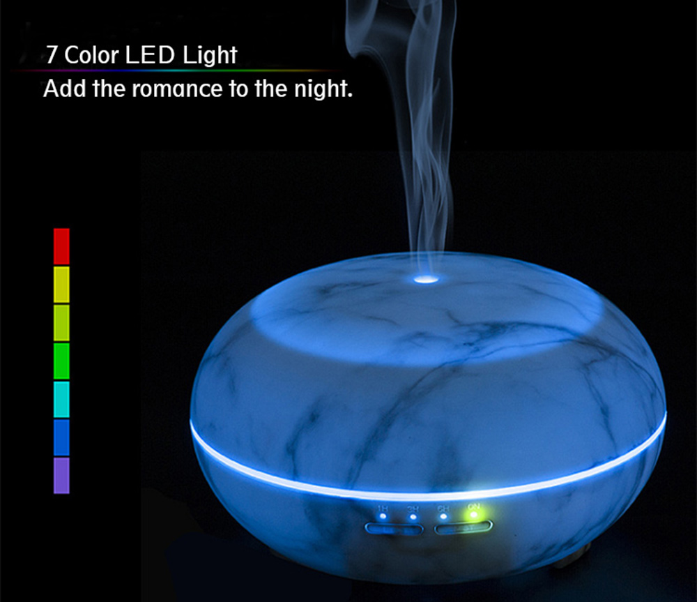 Marble Essential Oil Diffuser Aromatherapy Ultrasonic Air Incense Humidifier