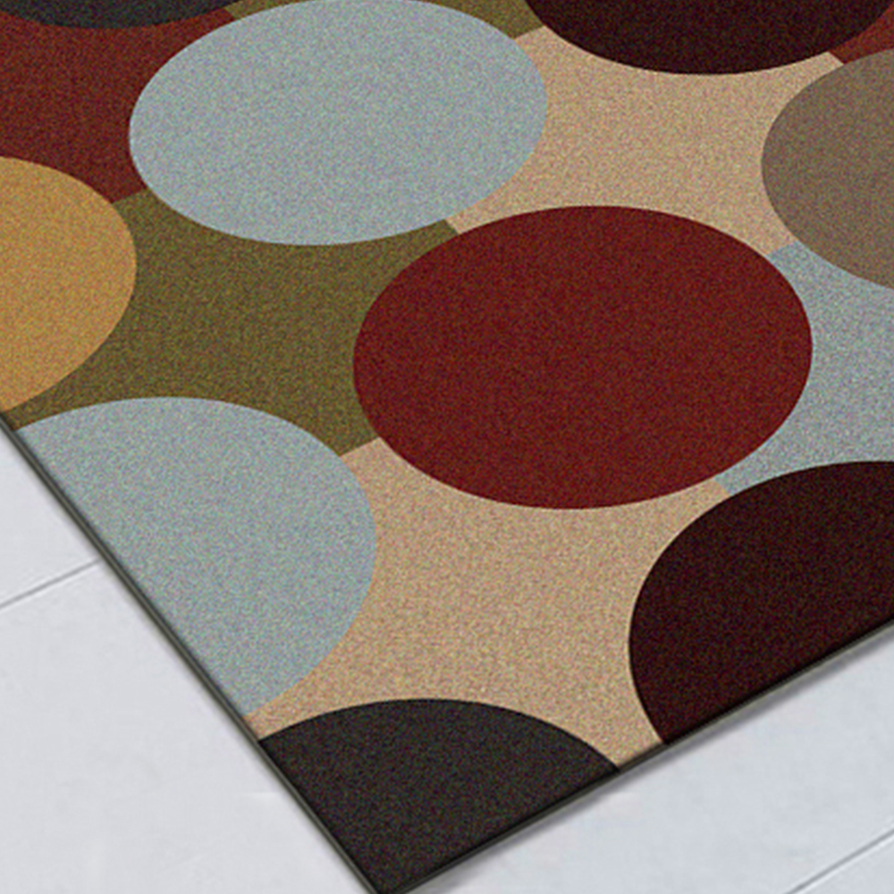 Multi - Color Round Bed Blanket Super Soft Carpet Machine Washable