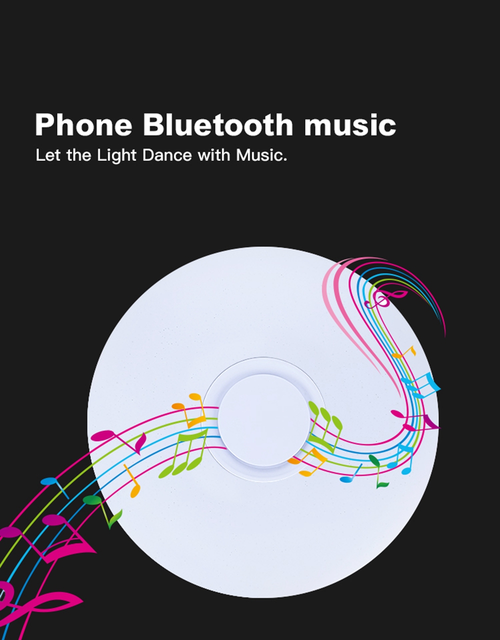 X9903Y - 24W - LY Music Converter Bluetooth Ceiling Light