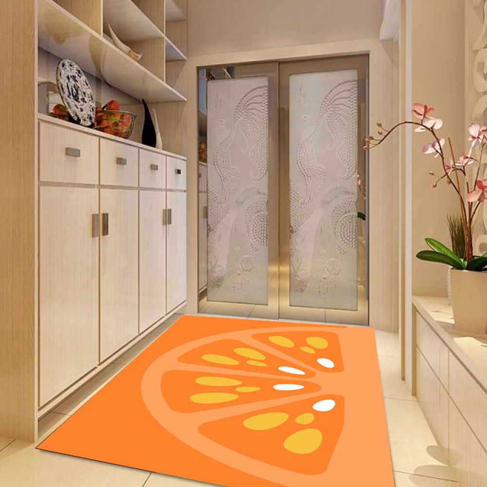 1 Pc Mat Antislip Simple Pattern Cozy Bedroom Home Decoration