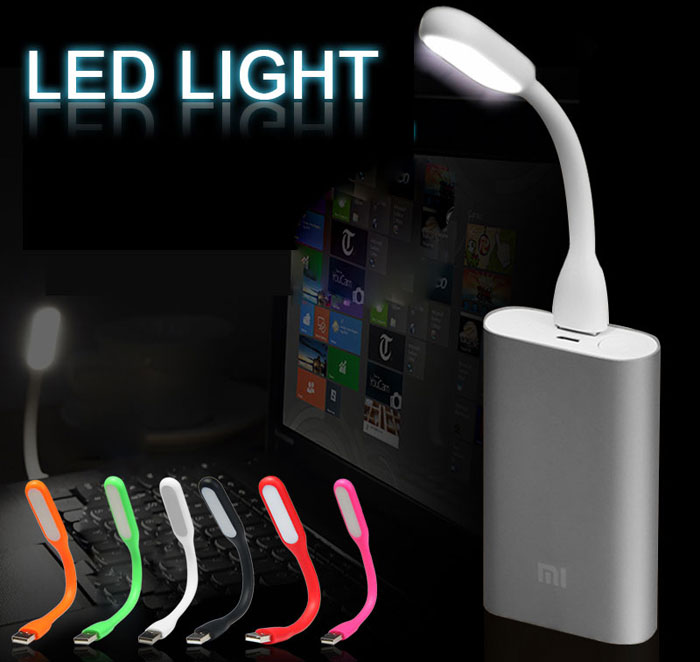 LXS - 001 1.2W 6000 - 6500K Universal Bendable USB LED Mini Light Lamp ( DC 5V )