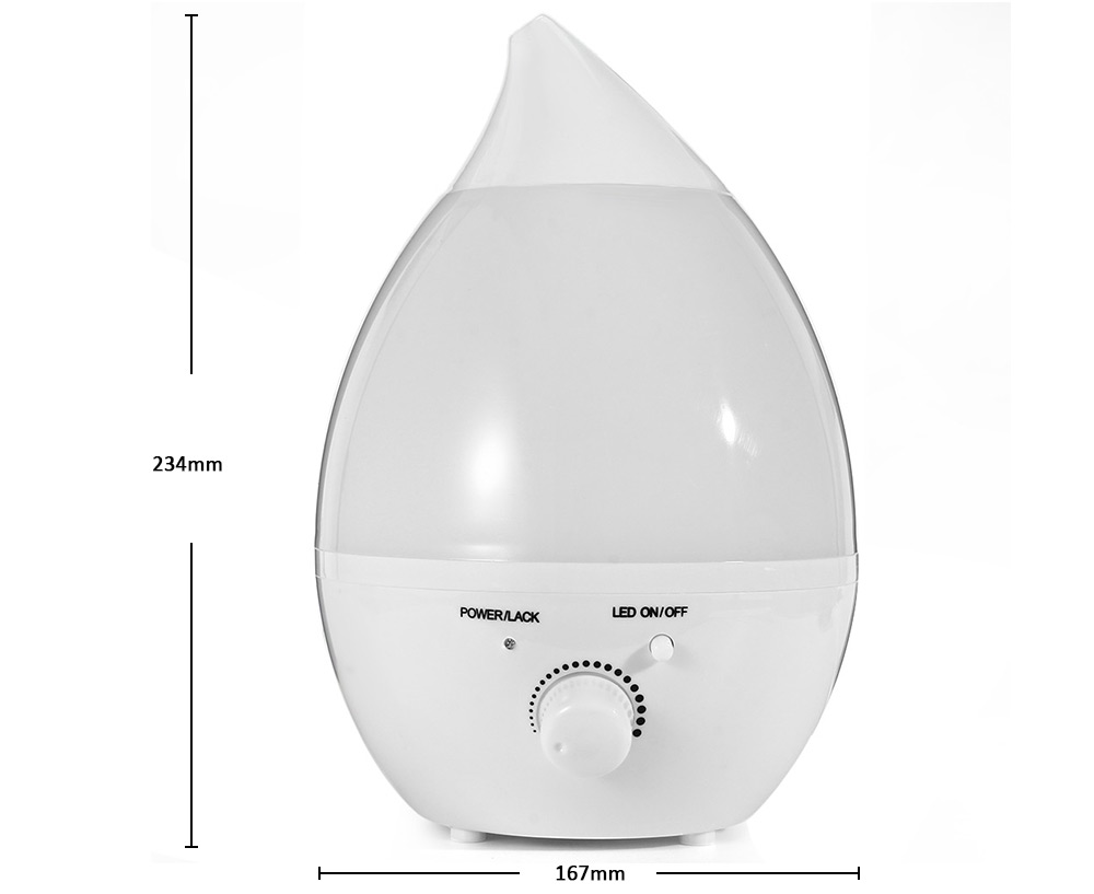 GYJ - 110 Home Air Humidifier Ultrasonic Aroma Diffuser Atomizer 7 Colors LED Lights