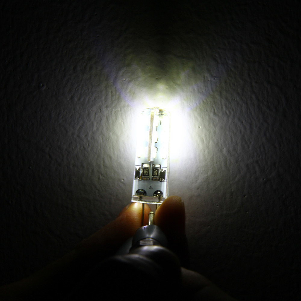 1W 20pcs G4 LED Lamp DC 12V Bulb SMD 3014 White Light 360 Degree Angle Spotlight