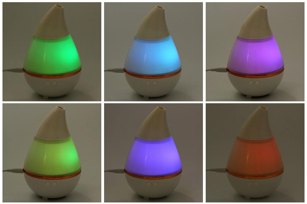 LED Light Ultrasonic Humidifier Air Diffuser Purifier Atomizer for Home Use