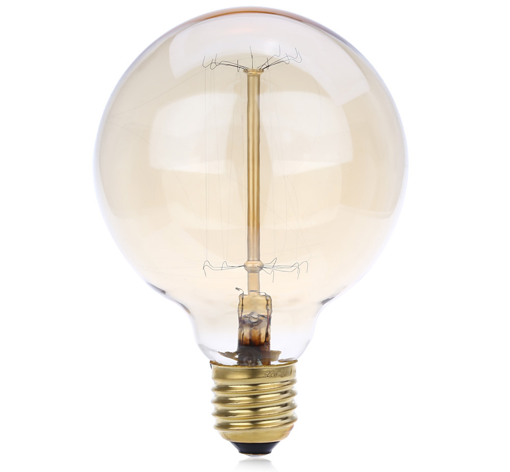 Lightme G80 230V 40W E27 110 - 120LM 19AK Retro Edison Bulb Tungsten Filament Light Bulb