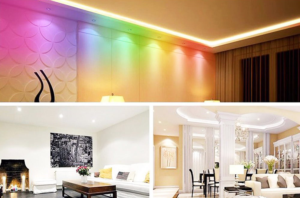 3W 16 Color RGB LED Spotlight Colorful Lamp Lighting with 24 Key IR Remote Control