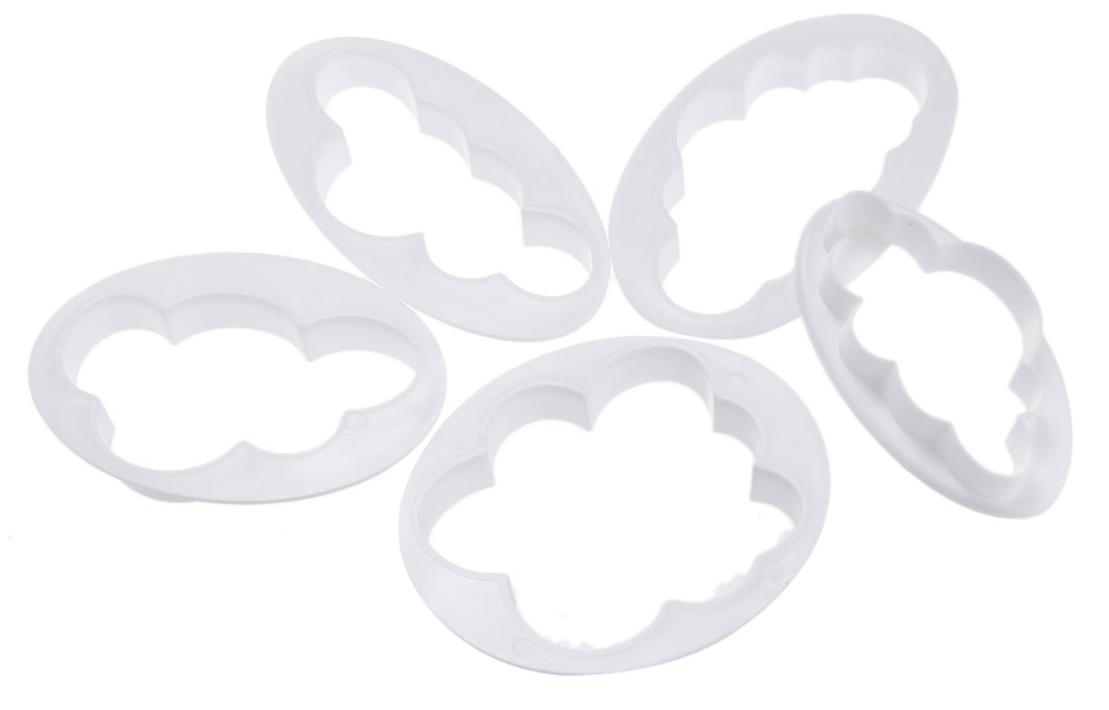 5pcs Food-grade Cake Decoration Fondant Tool Cloud Model