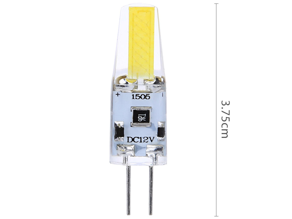 Lightme 10PCS G4 DC 12V 1.8W 1505 LED Dimmable Bulb Spotlight