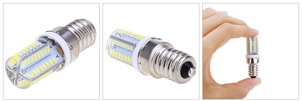 Lightme 10PCS AC 220V 3W E14 SMD 3014 LED Corn Bulb Spotlight with 64 LEDs