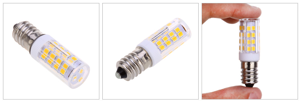Lightme 10PCS E14 AC 220V 3W SMD 2835 LED Bulb Spotlight with 51 LEDs