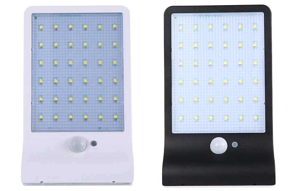 36 LEDs Solar Powered Motion Sensor Light LED Wall Lamp