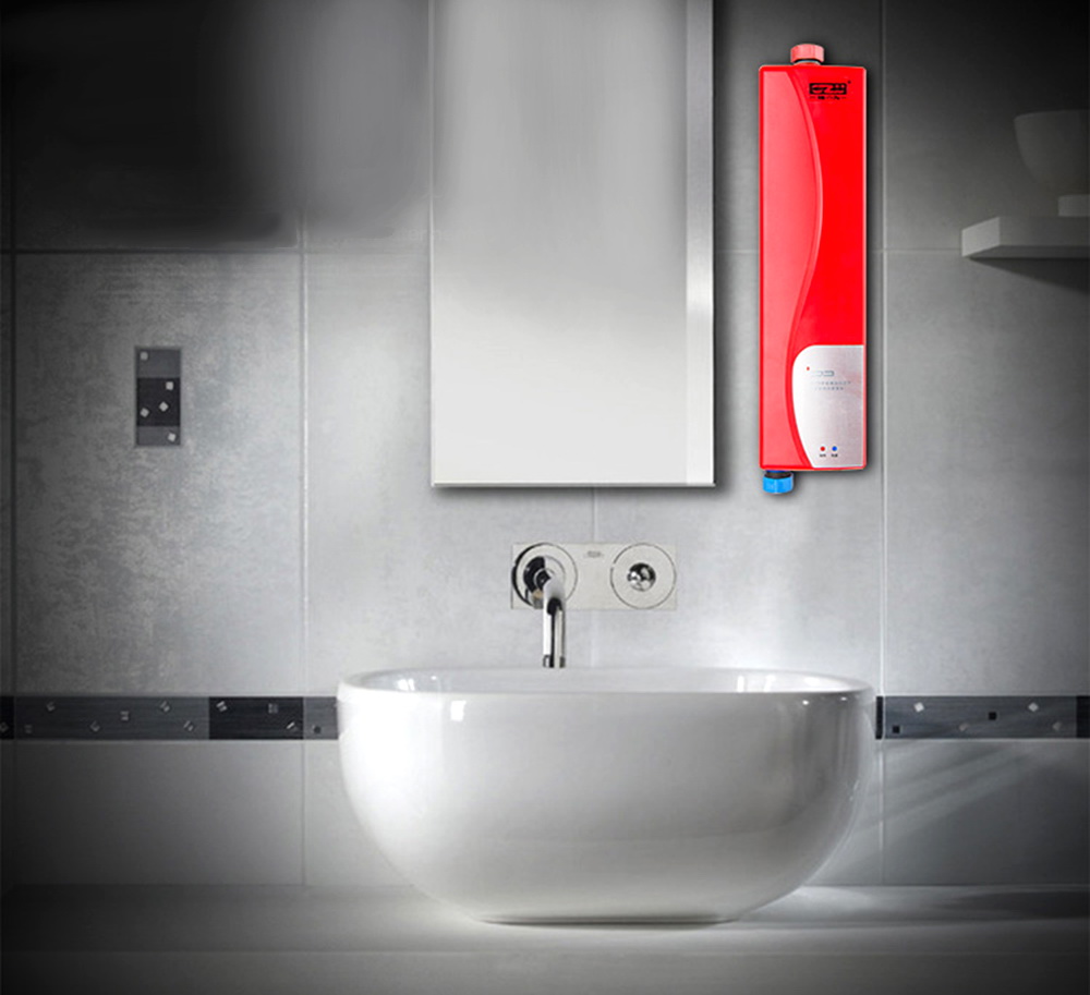 GZU ZM - D3 Instant Electric Tankless Water Heater for Kitchen Bathroom