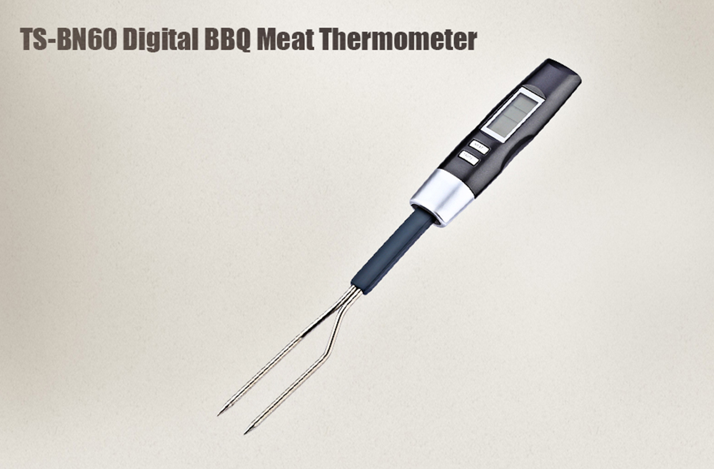TS - BN60 Digital BBQ Electronic Meat Thermometer Barbecue Fork Probe