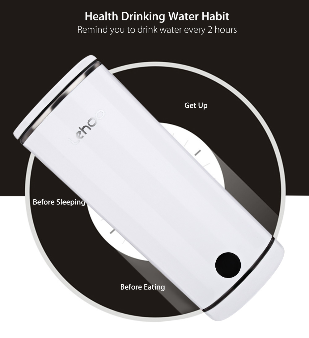 Lehoo JXKJ - JZ 350ML Stainless Steel Intelligent Sedentary Alarm Version Water Cup