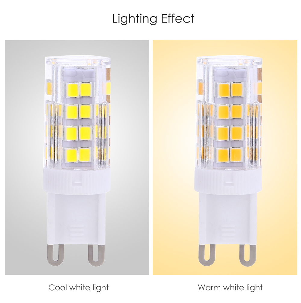 Lightme 10PCS G9 AC 110V 3W SMD 2835 LED Bulb Light Energy Saving Lamp with 51 LEDs