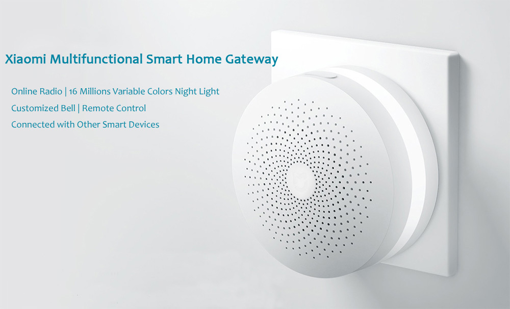 Original Xiaomi Smart Home Multifunctional Gateway Remote Control Online Radio