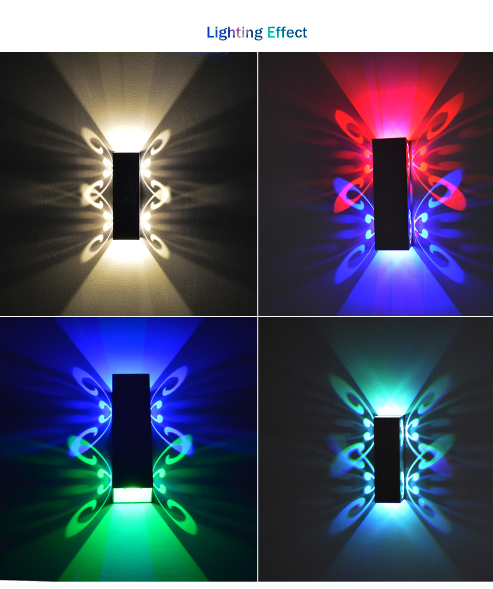 AC 85 - 265V 6W 540LM LED Wall Lamp Bar Decorate Night Light