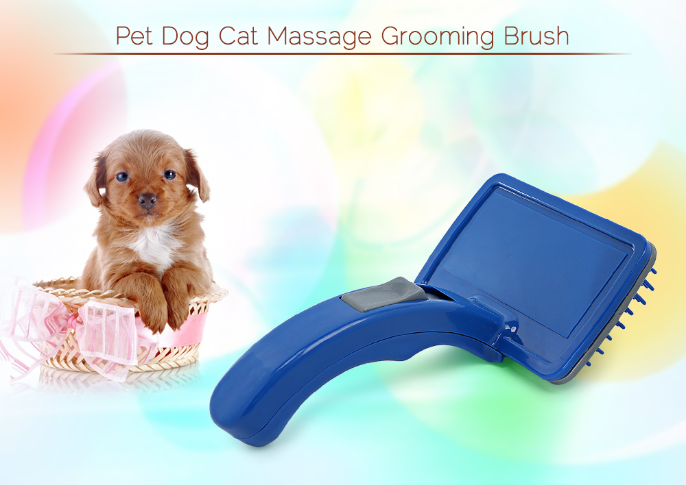 Professional Pet Dog Cat Massage Comb Grooming Brush