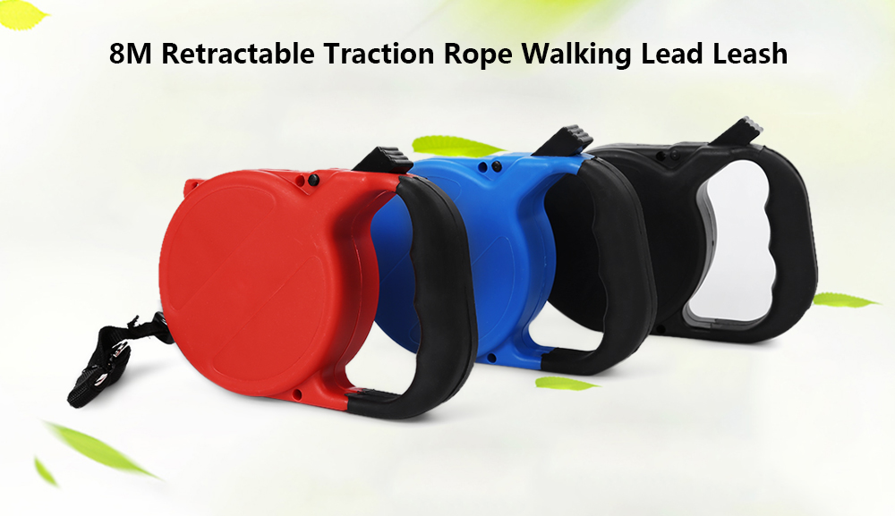 8M Automatic Retractable Traction Rope Walking Lead Leash
