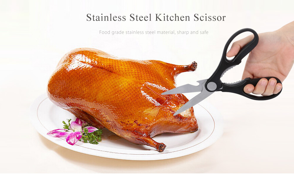 Multifunctional Stainless Steel Kitchen Food Scissor Shear