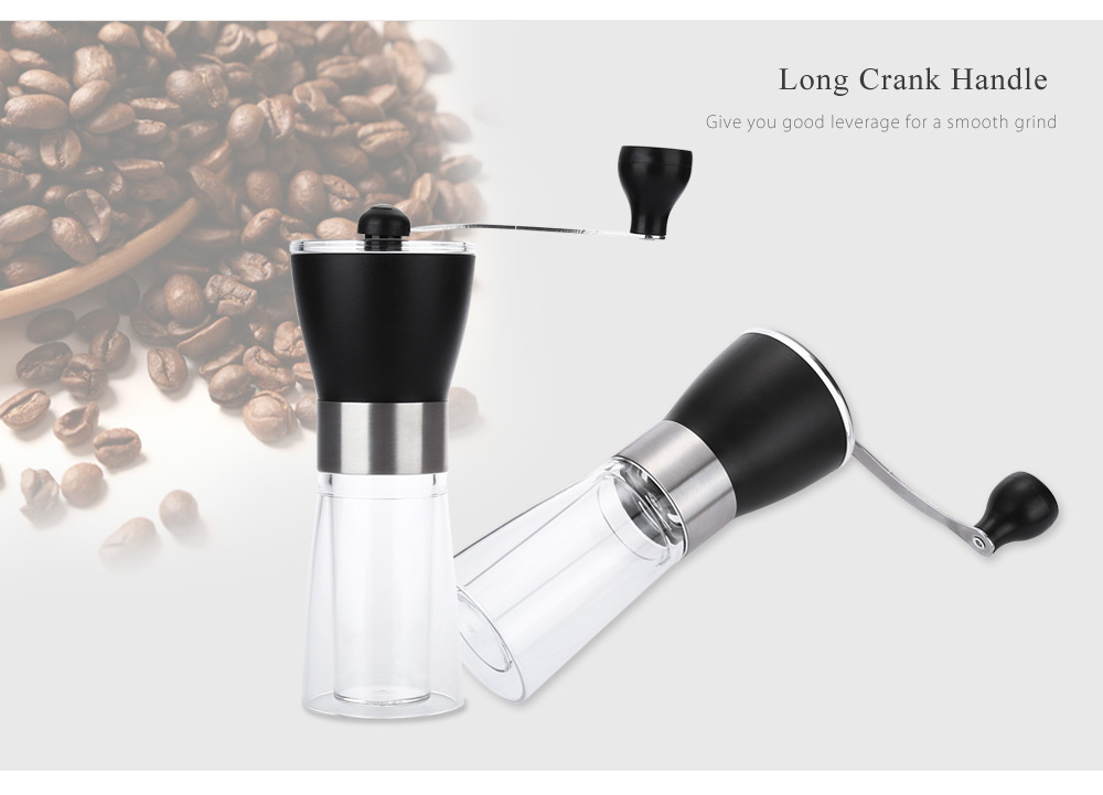 Mini Ceramic Burr Hand Crank Manual Coffee Grinder