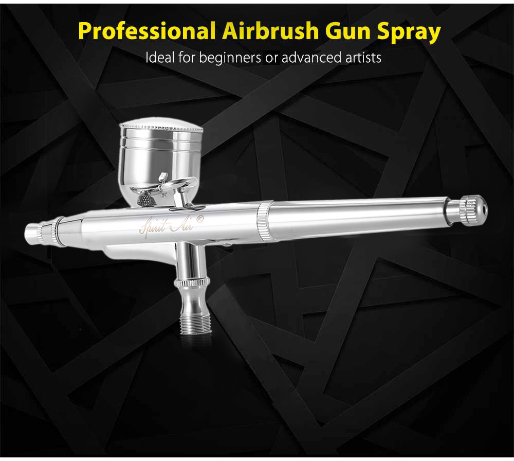 Spirit air BT - 134K 0.2mm / 0.3mm / 0.5mm Gravity Feed Dual Action Airbrush Paint Spray Gun Set