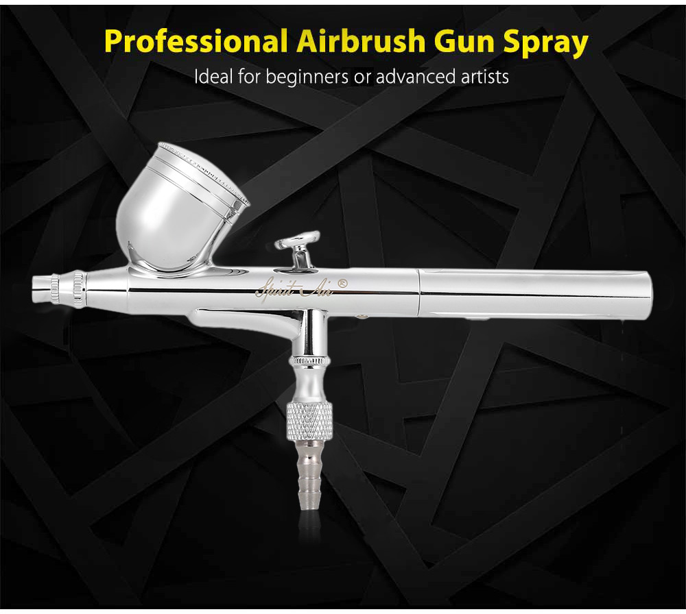 Spirit air BT - 470 0.3mm Gravity Feed Dual Action Airbrush Paint Spray Gun Kit