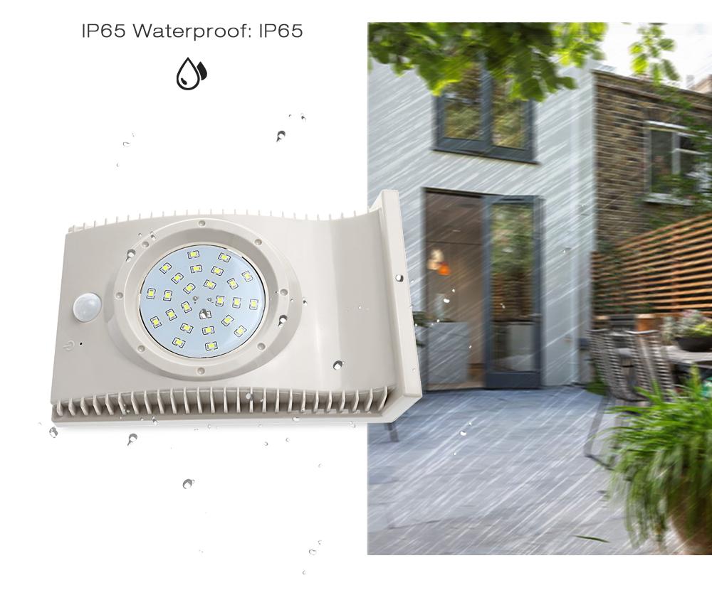Waterproof Solar Energy Body Sensor Wall Lamp