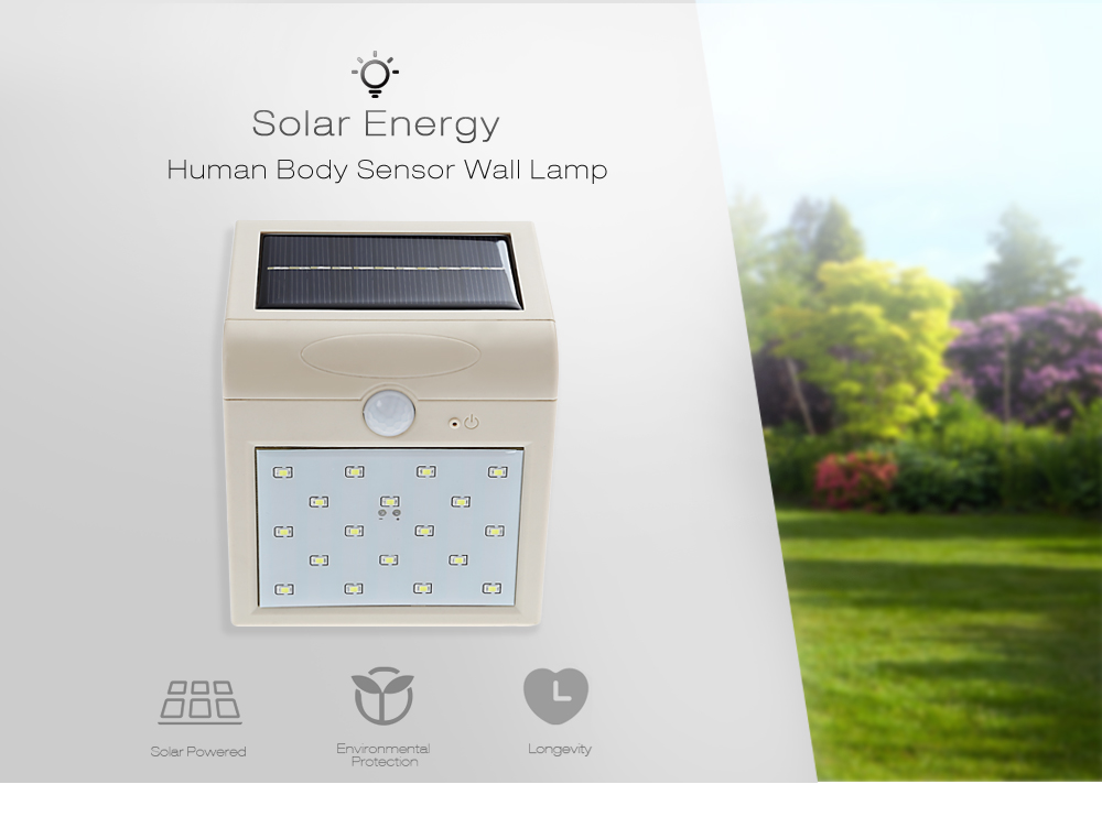 Solar Energy Human Body Induction Garden Landscape Lamp