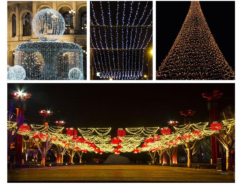 Solar Powered 20 LEDs 4M Romantic Bat Shaped String Lamp Home Yard Christmas Decoration