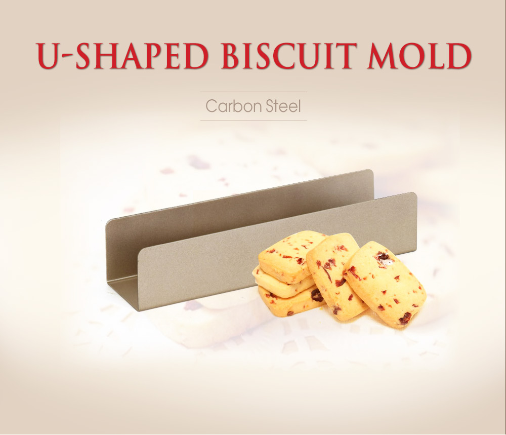 Carbon Steel Non-stick U-shaped Cranberry Biscuit Mold Baking Tools