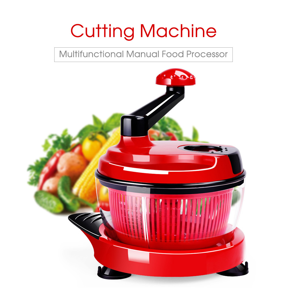 Manual Food Processor Cutting Machine for Fruit Meat