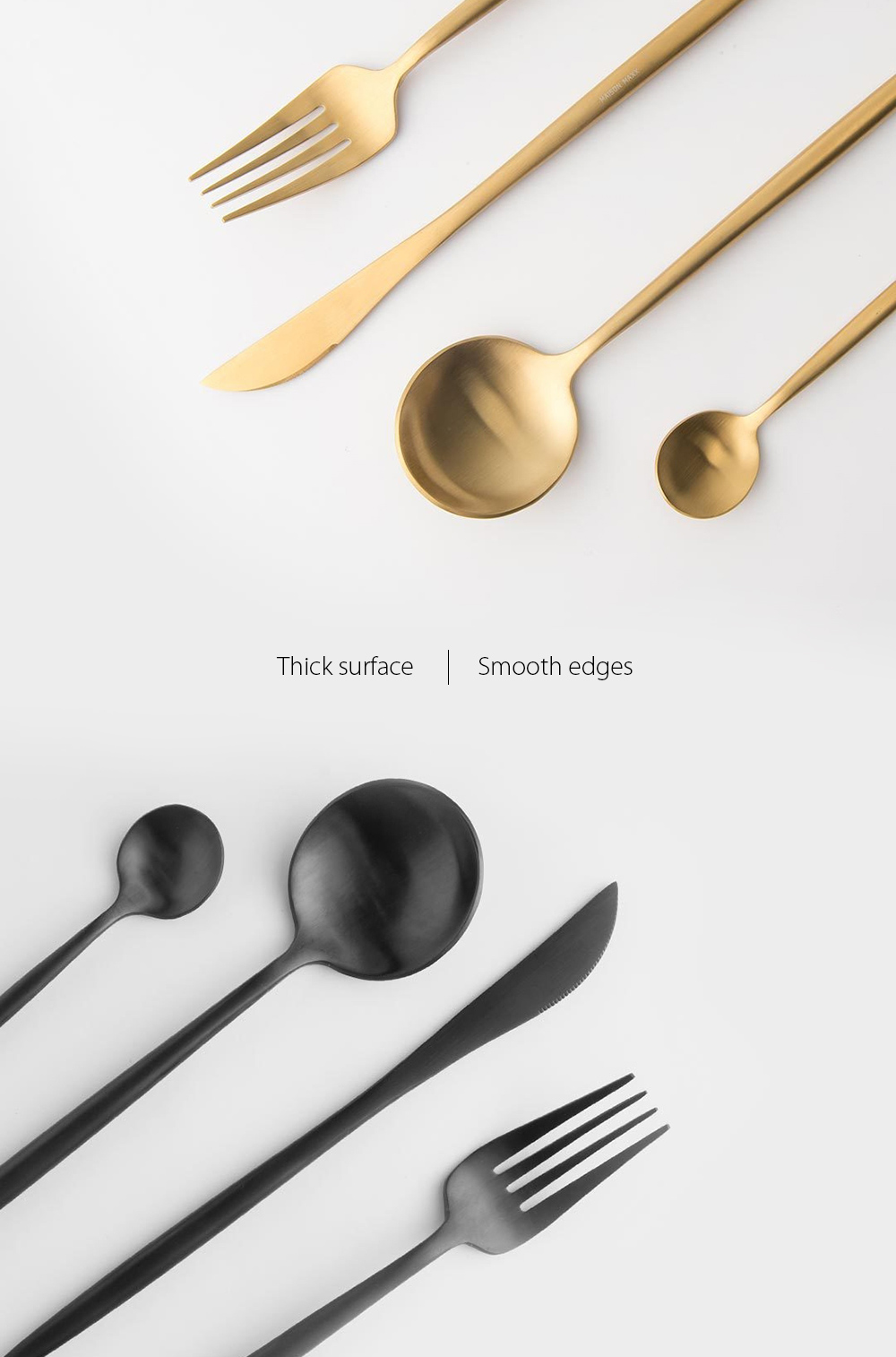 Xiaomi Youpin MAISON MAXX Cutlery Stainless Steel Flatware Set Kitchen Polished Utensils Including Knife Spoon Fork Teaspoon Tableware