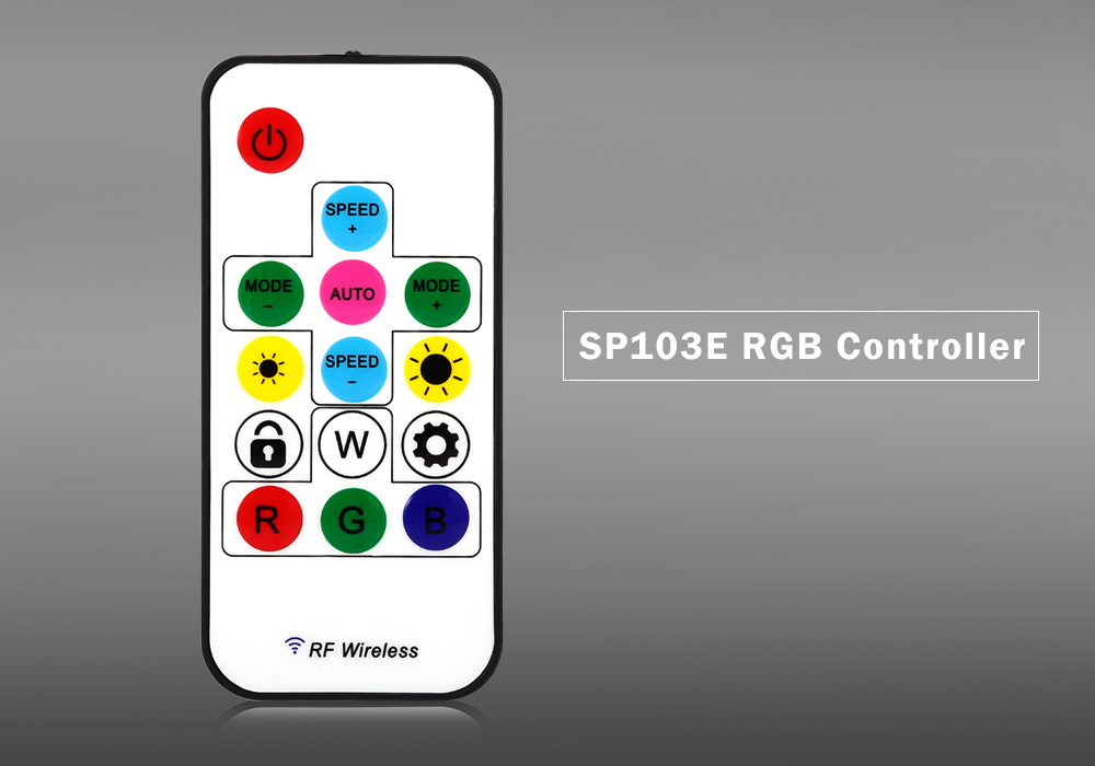 SP103E Mini-RF LED Strip Light RGB Controller