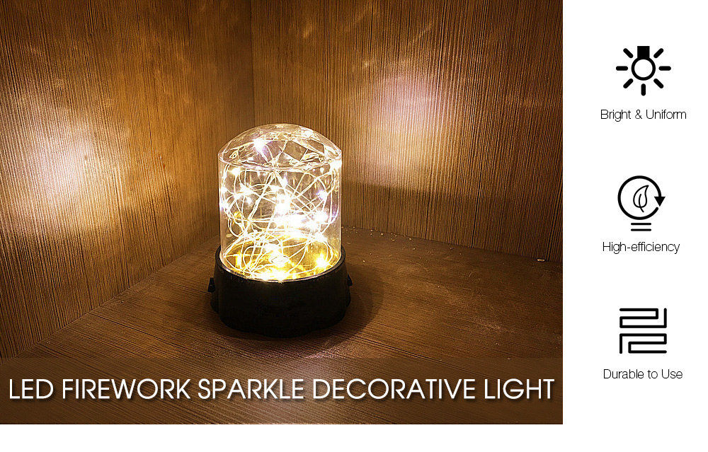 Romantic LED Firework Starry Light Table Lamp Decorative Light