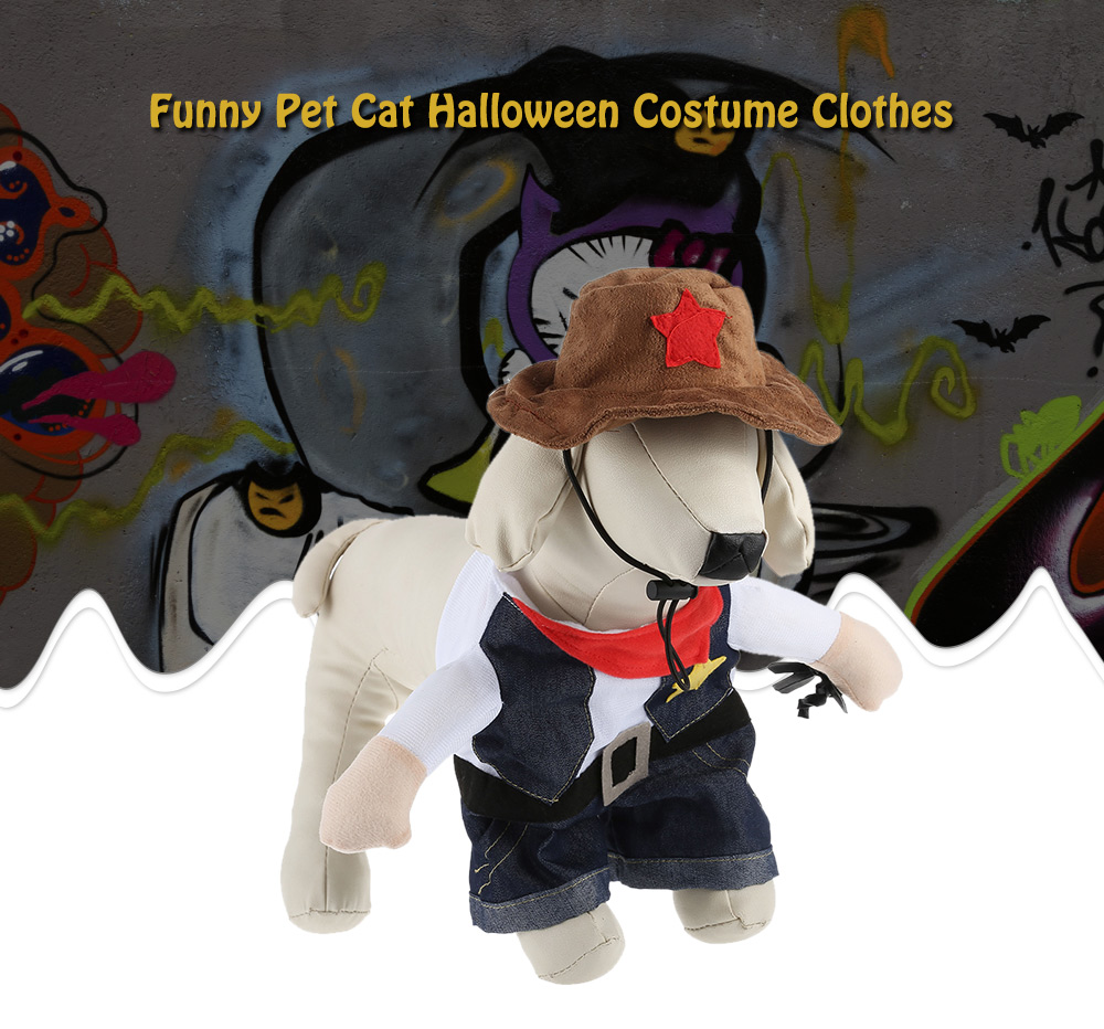 Pet Dog Cat Halloween Costume Clothes