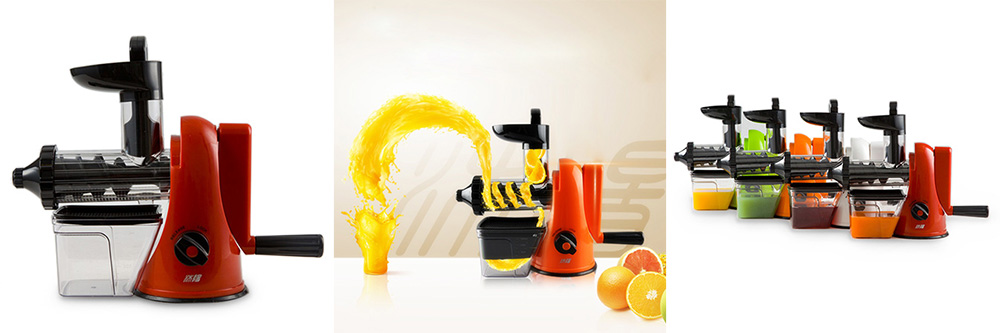 1PC High Nutrient Hand Press Slow Juicer Manual Babycook Fruit Vegetable Extractor
