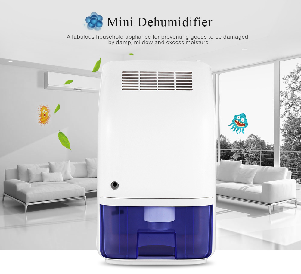 Invitop T8 Portable Dehumidifier with 700ML Removable Water Tank Electric Air Dryer