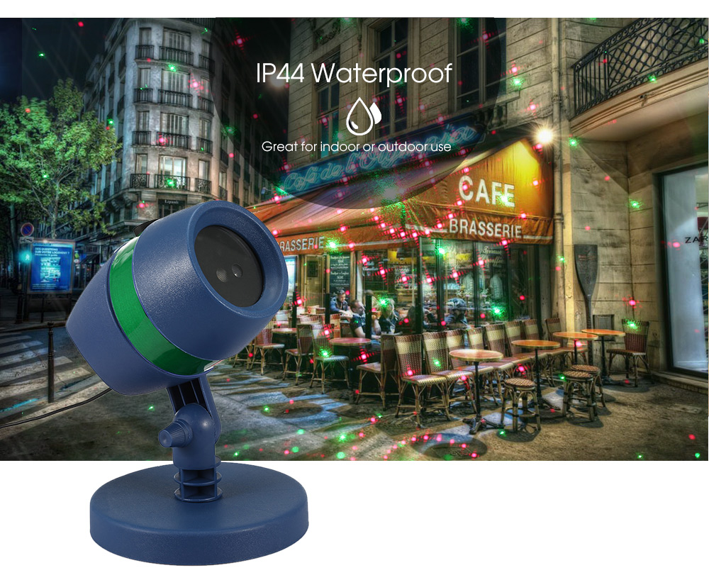 Waterproof Motion Laser Light Star Projector for Lawn Garden Wall Stage