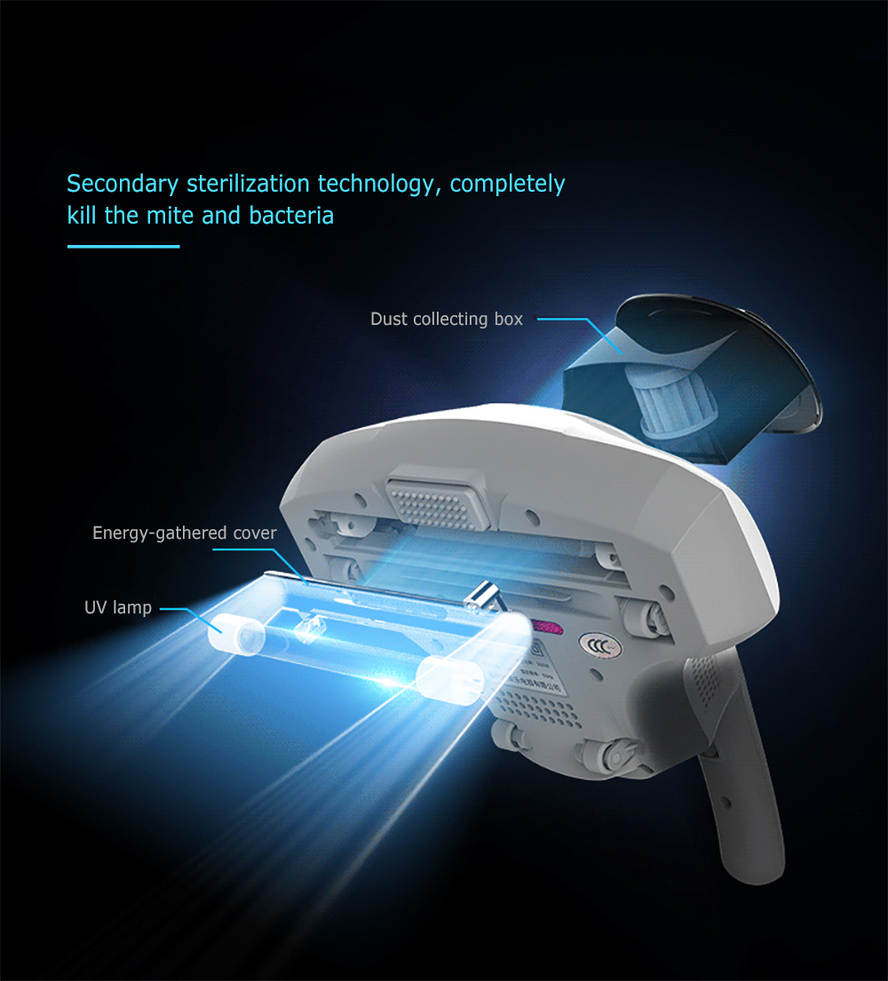 Pooda Handheld Ultraviolet Light Dust Mites Vacuum Cleaner