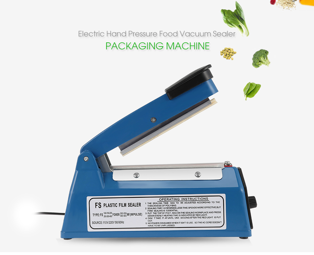 Electric Hand Pressure Food Sealer Machine